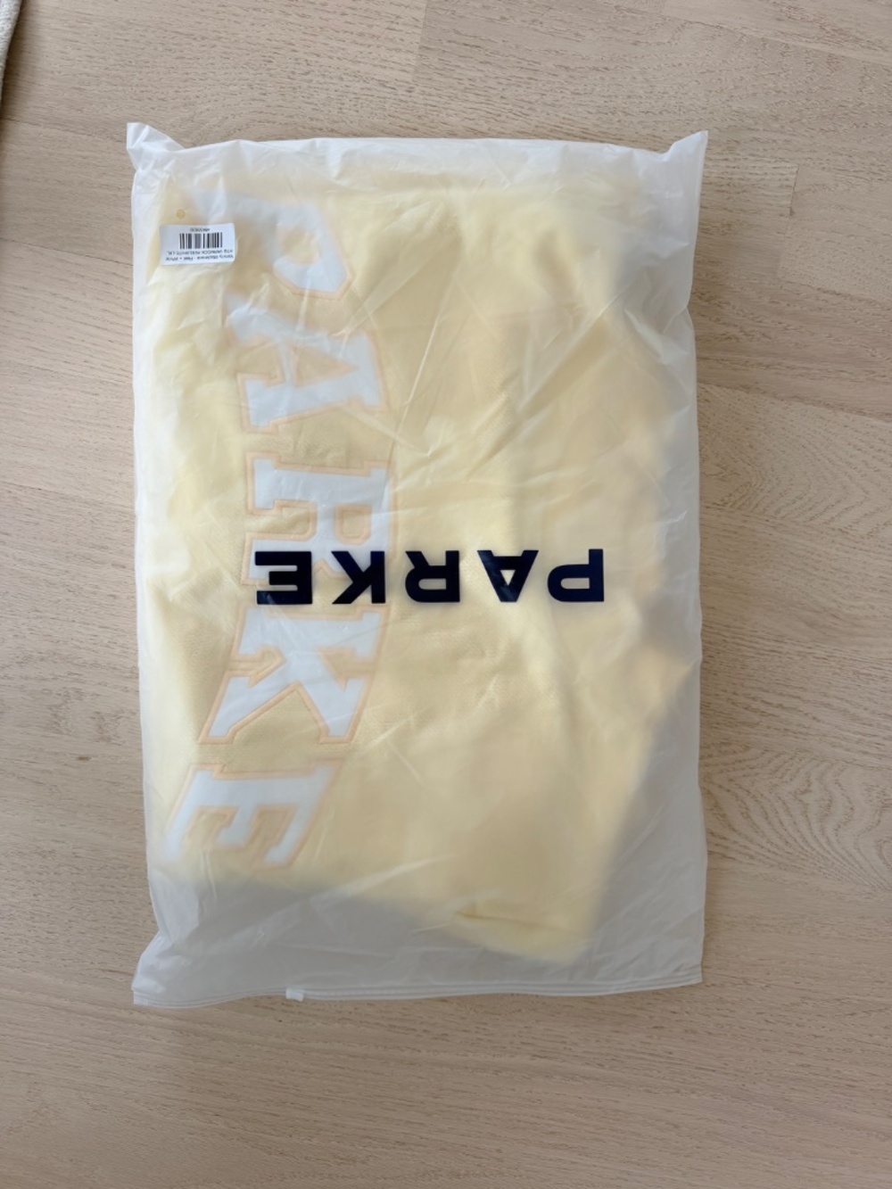 PARKE Summerland Classic Mockneck Peel White Logo L/XL NWT - Picture 4 of 4